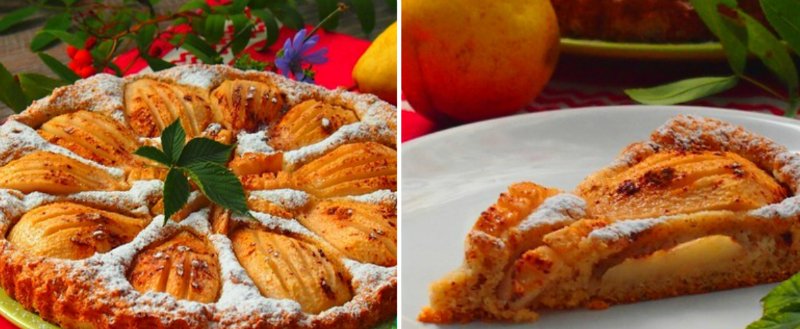 грушевый пирог