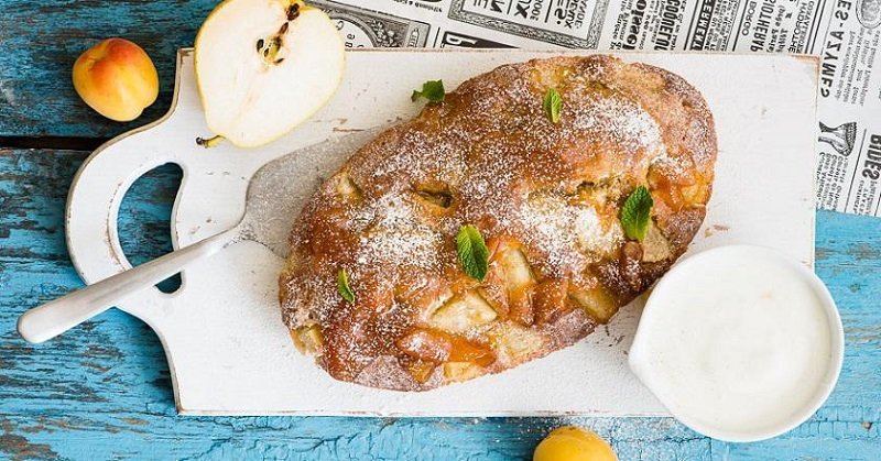 грушевый пирог