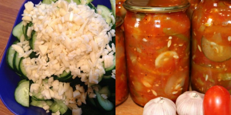 салат по-грузински из огурцов