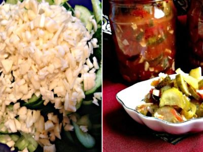 Грузинская закуска из огурцов