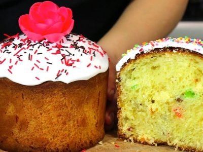 Грузинский кулич с цукатами