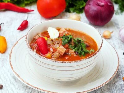 Гуляш с телятиной