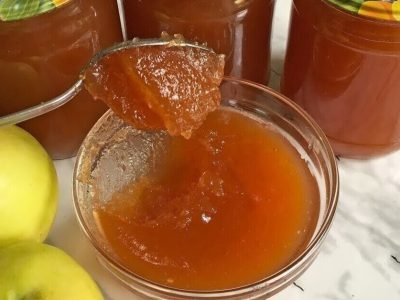 Густое яблочное повидло на зиму