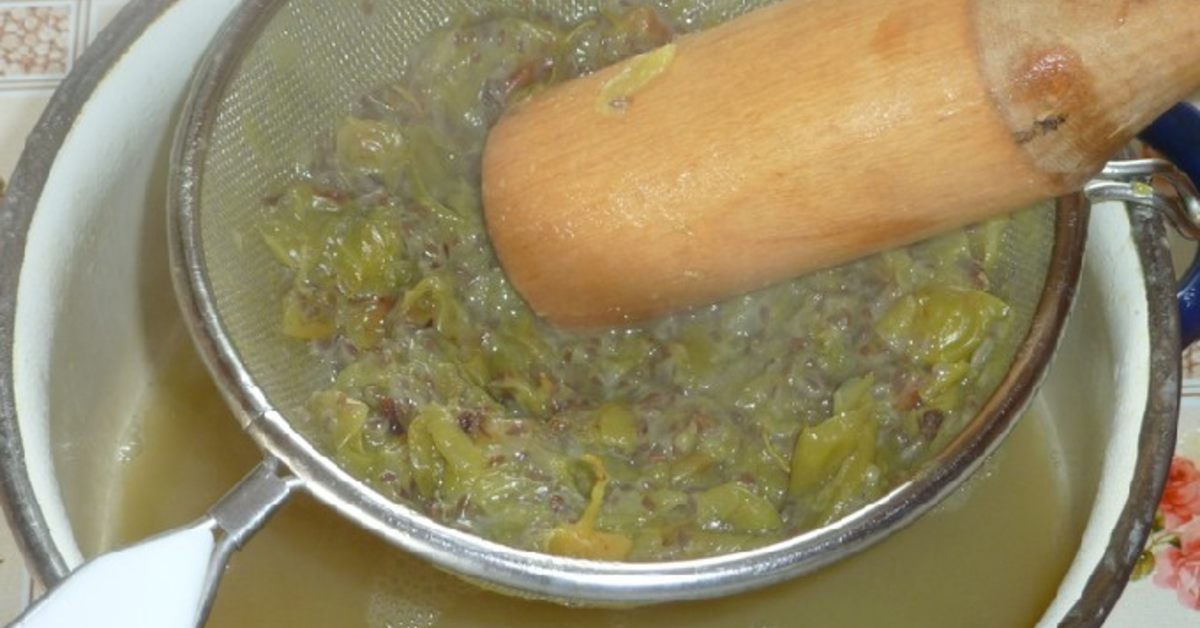 перетертый крыжовник
