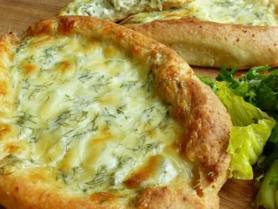 Хачапури из творожного теста