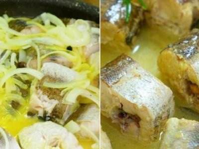 Хек с луком