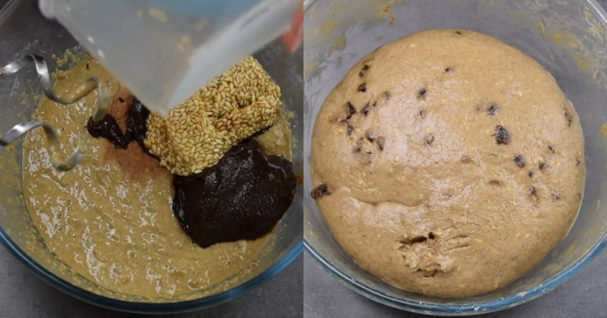 хлеб со льном