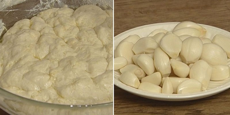 хлеб с оливками