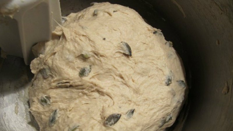 тесто с семечками