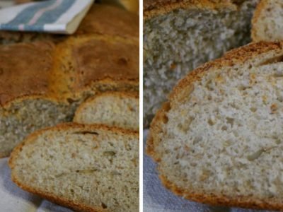 Хлеб с овсяными хлопьями