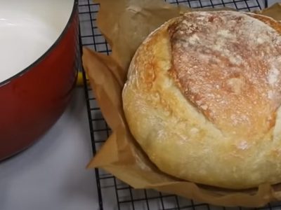 Хлеб в кастрюле за 30 минут