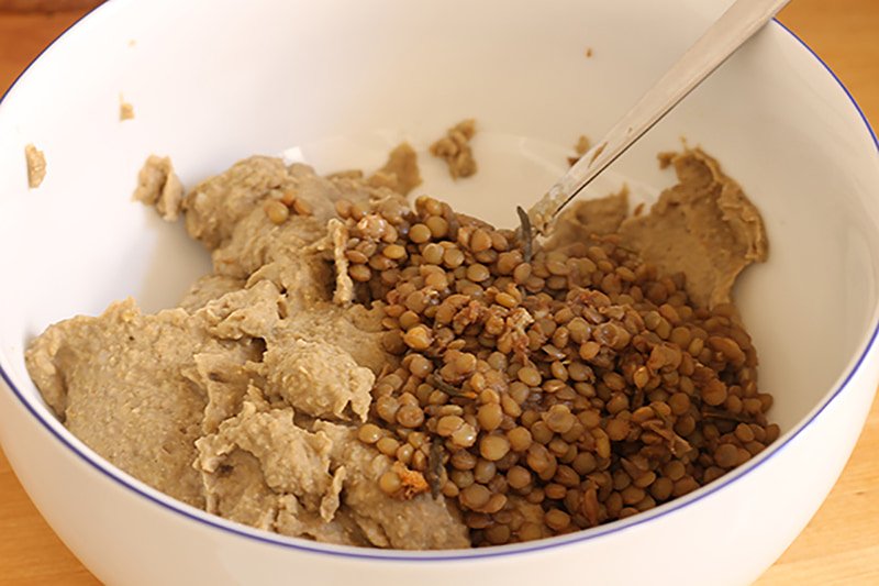 чечевичное тесто