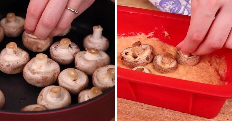 запеченные грибы