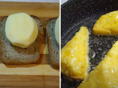 Хлебные пирожки c картошкой