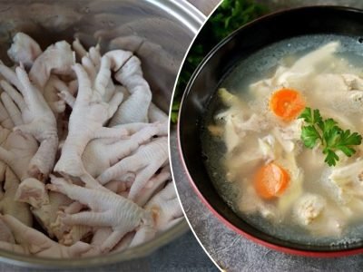 Холодец из куриных лапок