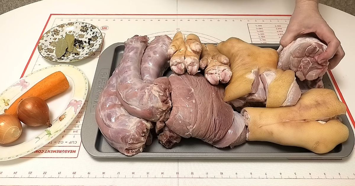 прозрачный холодец