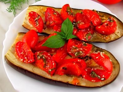 Холодная закуска из баклажанов