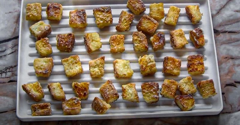 готовые хрустики из батона