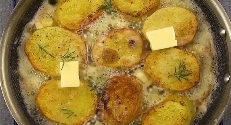 картошка с бульоном