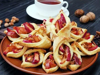 Хрустящее печенье с яблоками