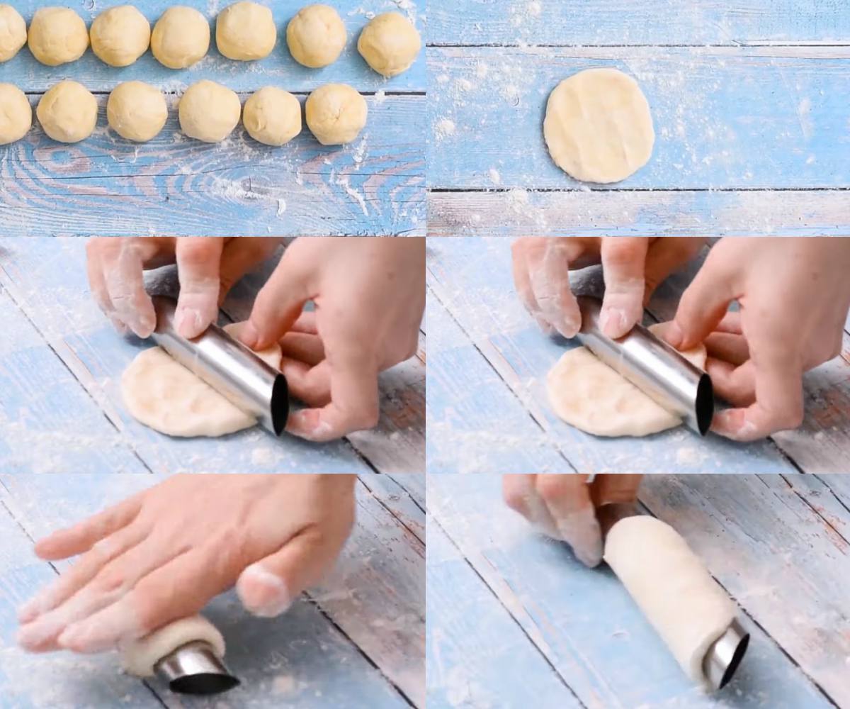 Хрустящие трубочки с кремом