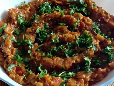 Икра из баклажанов по-индийски