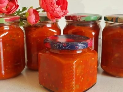 Икра из помидоров и перца на зиму