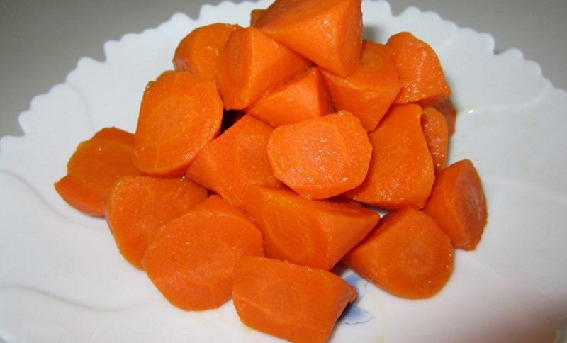 отварная морковь