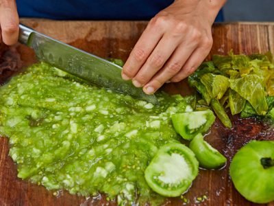 Икра из зеленых помидоров