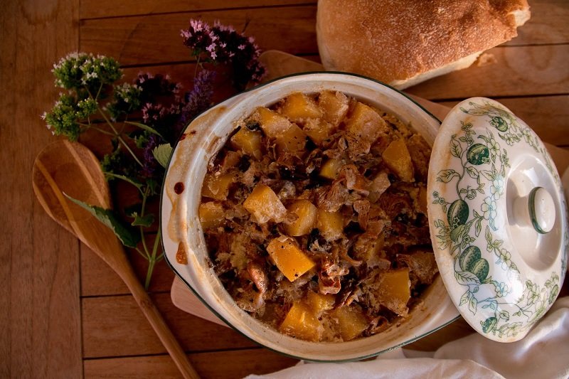 индейка с курицей