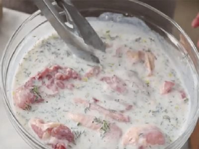 Индейка в сливочном маринаде