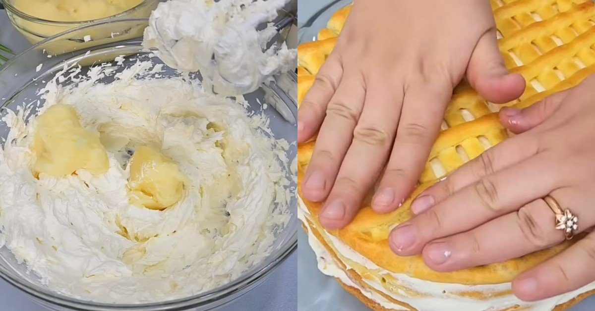 ванильный торт