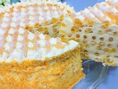 Интересный торт без пропитки