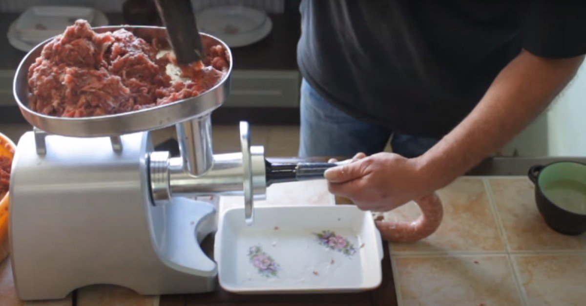 домашняя колбаса