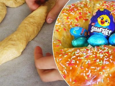 Испанский пасхальный пирог с сюрпризом