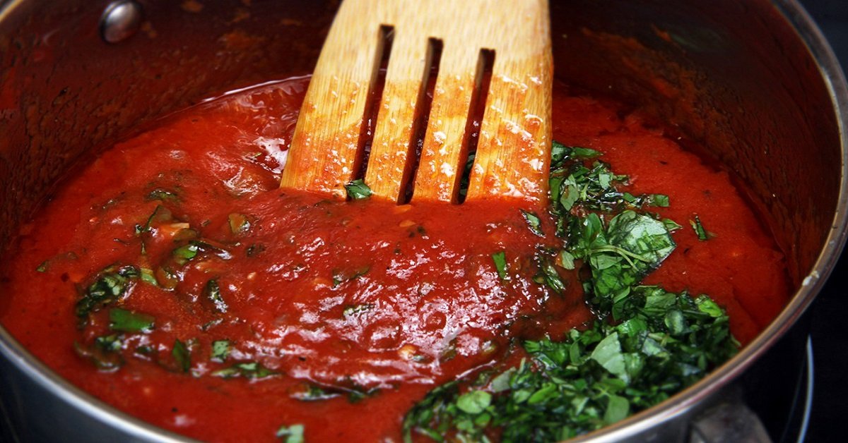 Итальянский томатный соус к макаронам, не требующий приготовления