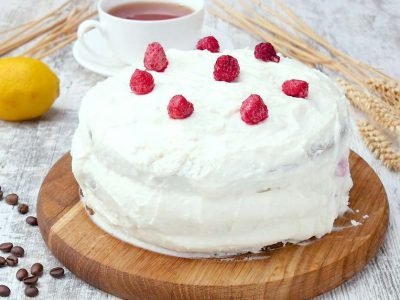 Изумрудный торт со шпинатом