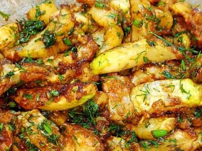 Кабачки по-корейски быстрого приготовления