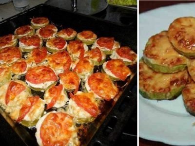 Кабачки под сыром
