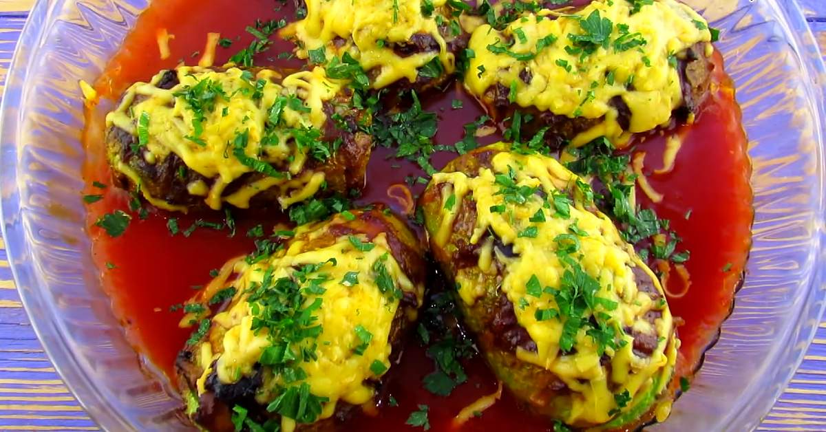 запеченные кабачки