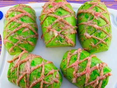 Кабачки с мясным фаршем