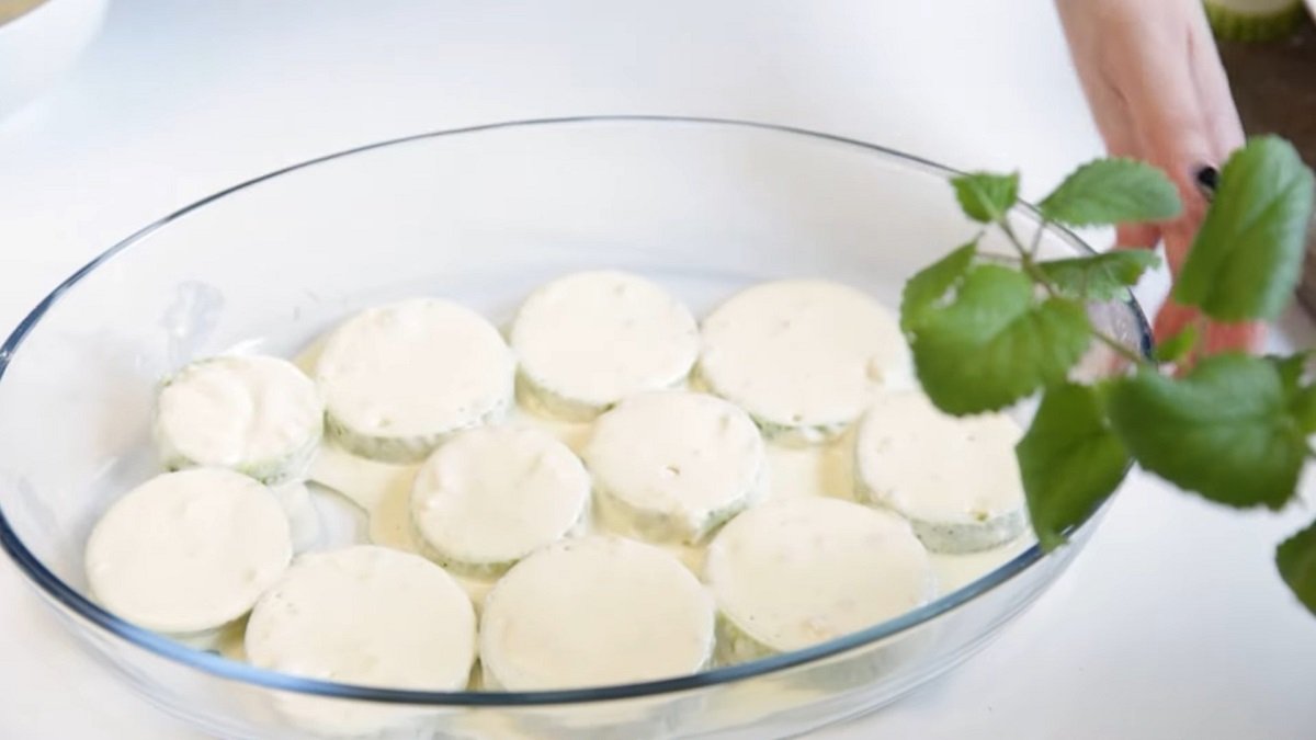 кабачки в форме