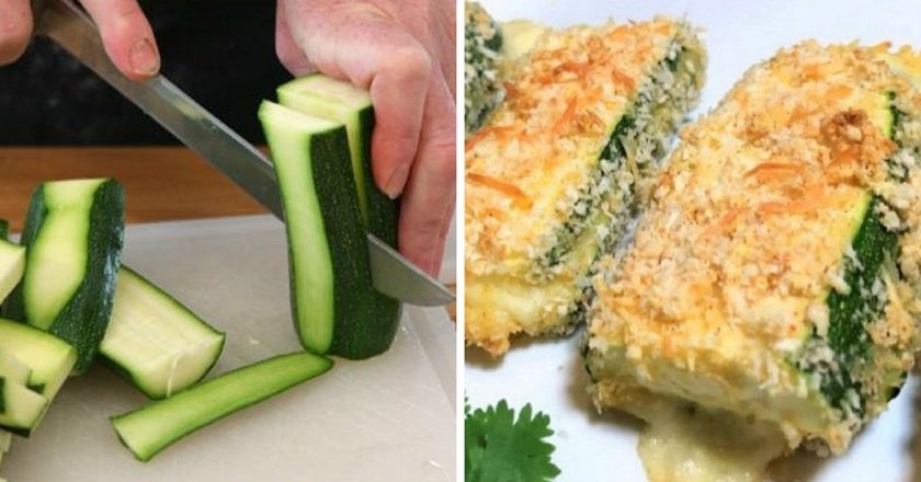 Кабачки с сыром в духовке