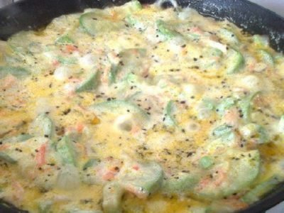 Кабачки со сметаной