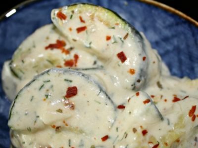 Кабачки в сметане