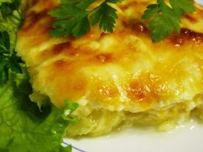 Кабачки, запеченные с сыром