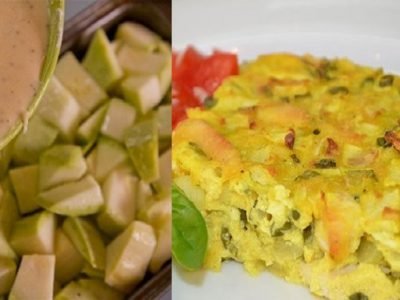 Кабачковая запеканка с пармезаном