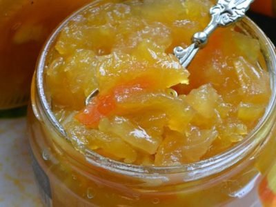 Кабачковое варенье с лимоном