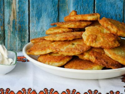 Кабачковые драники с морковью