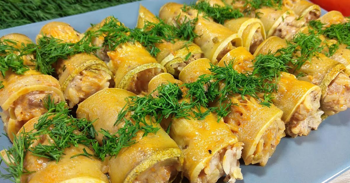 кабачковые голубцы